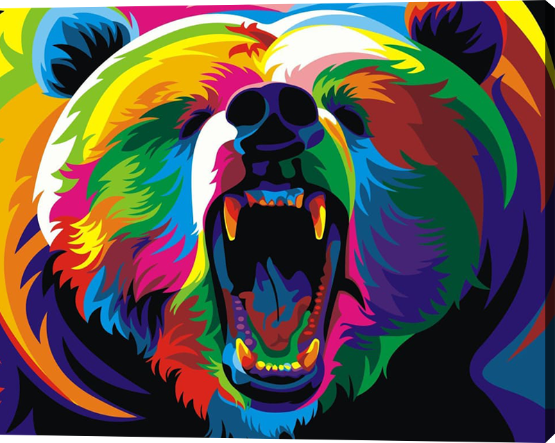 Bear Paint By Numbers Kits – Craft Painting