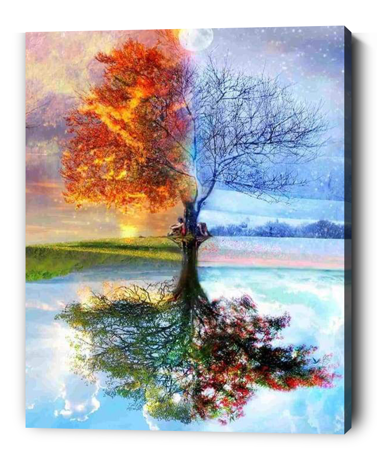 Four Seasons Paint By Numbers Kits – Craft Painting