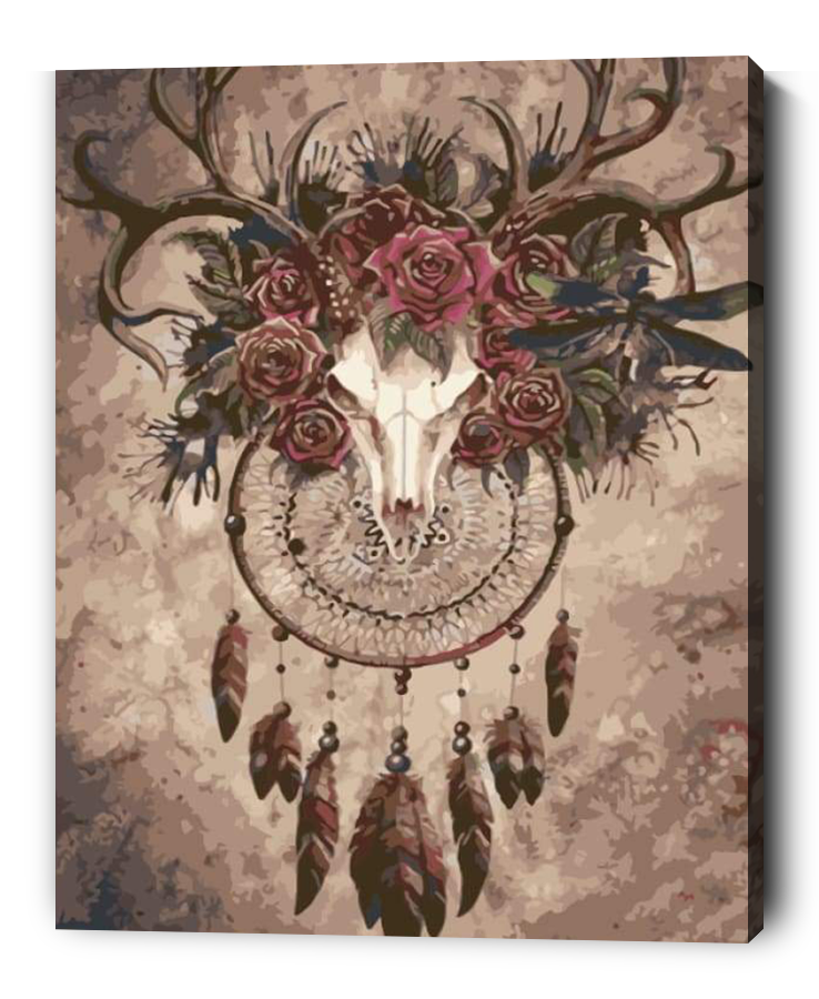 Skull Paint By Numbers Kits Craft Painting