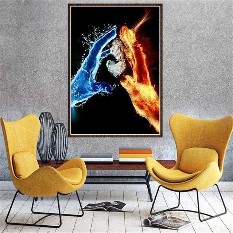 Fantasy Mystical Hand Full Drill - 5D Diy Diamond Painting Kits QB7102 - NEEDLEWORK KITS