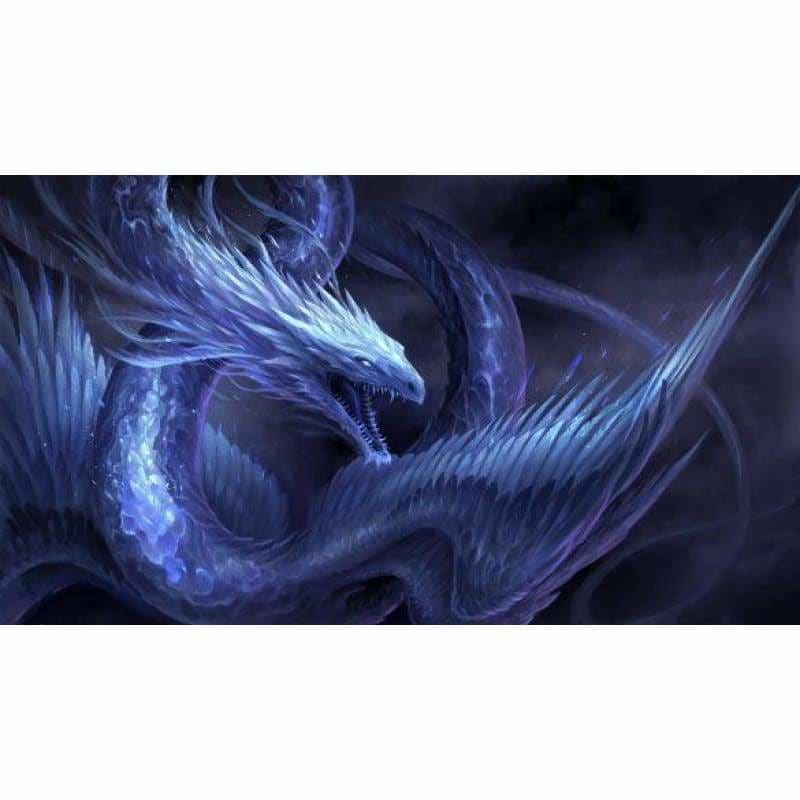 Dream Snow Dragon Pattern Full Drill - 5D Diy Diamond