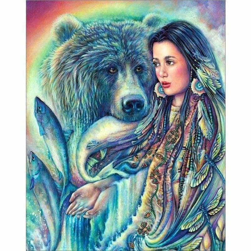 Full Drill - 5D Diamond Painting Kits Beautiful Woman And