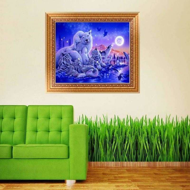 Full Drill - 5D DIY Diamond Painting Kits Amaizng Safari
