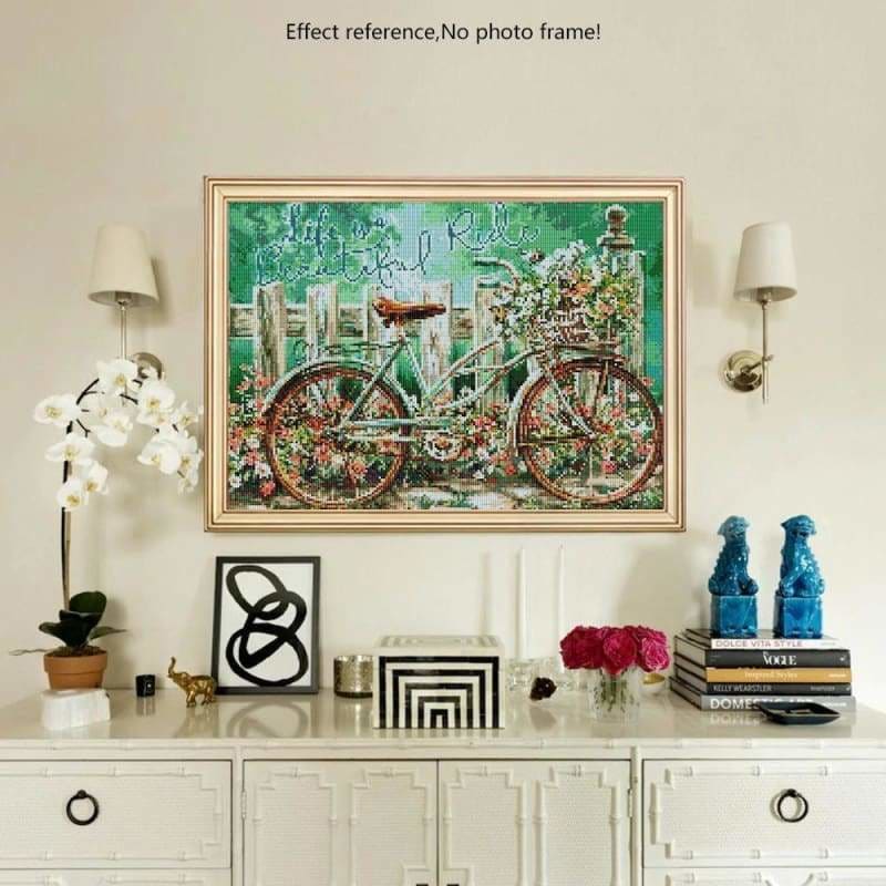 Full Drill - 5D DIY Diamond Painting Kits Cartoon Bicycle