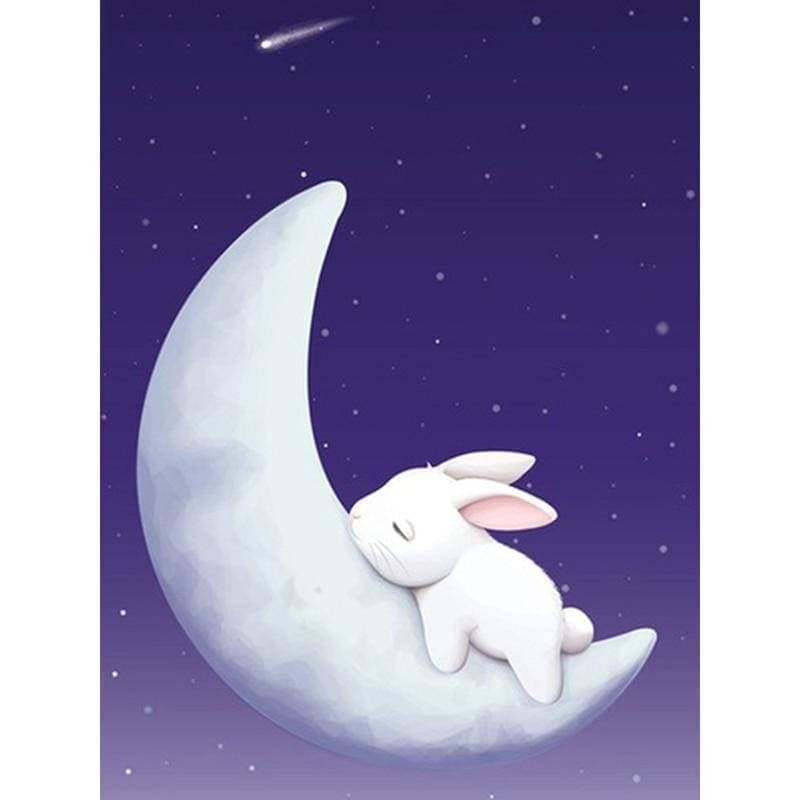 Full Drill - 5D DIY Diamond Painting Kits Cartoon Moon