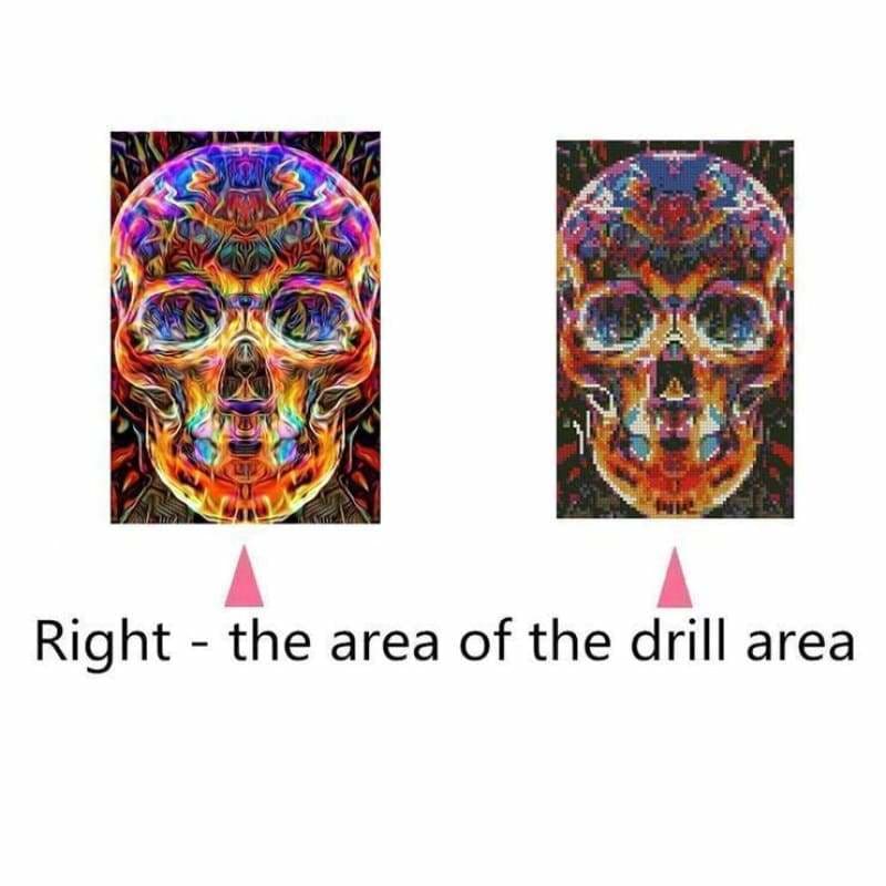 Full Drill - 5D DIY Diamond Painting Kits Colorful Fire