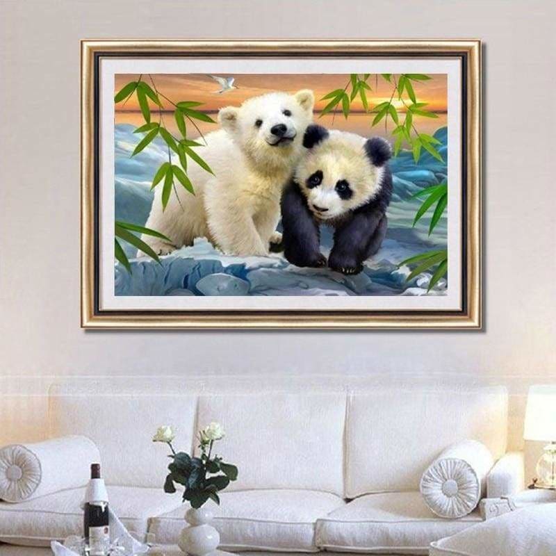 Full Drill - 5D Diy Diamond Painting Kits Friendly White