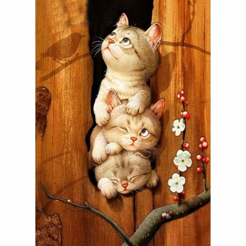 Full Drill - 5D Diy Diamond Painting Kits Funny Pet Cute