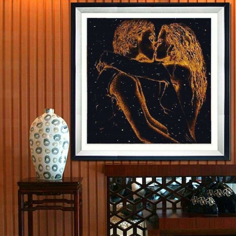 Full Drill - 5D DIY Diamond Painting Kits Gold Light Lover