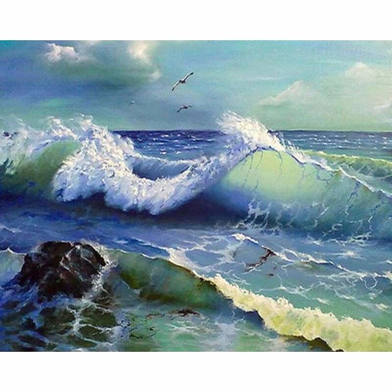 Full Drill - 5D DIY Diamond Painting Kits Grand Nature Sea