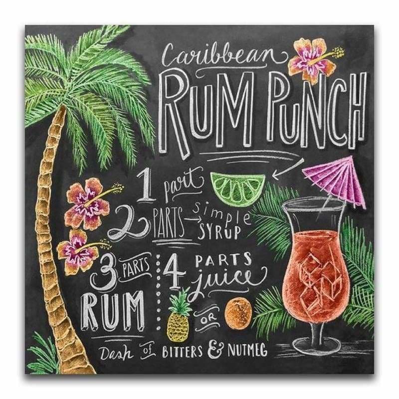 Full Drill - 5D DIY Diamond Painting Kits Rum Punch