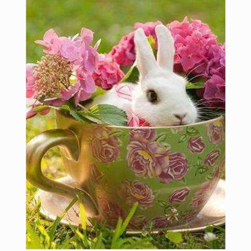 Full Drill - 5D DIY Diamond Painting Kits Special Rabbit in