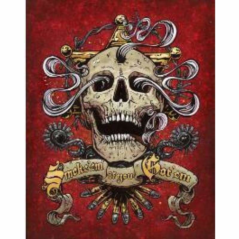 Full Drill - 5D DIY Diamond Painting Kits Terrible Skull -