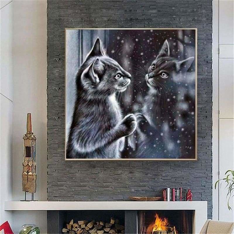 Full Drill - 5D DIY Diamond Painting Kits Winter Black And