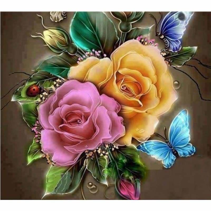 Modern Art Home Colorful Flower Full Drill - 5D Diy Diamond
