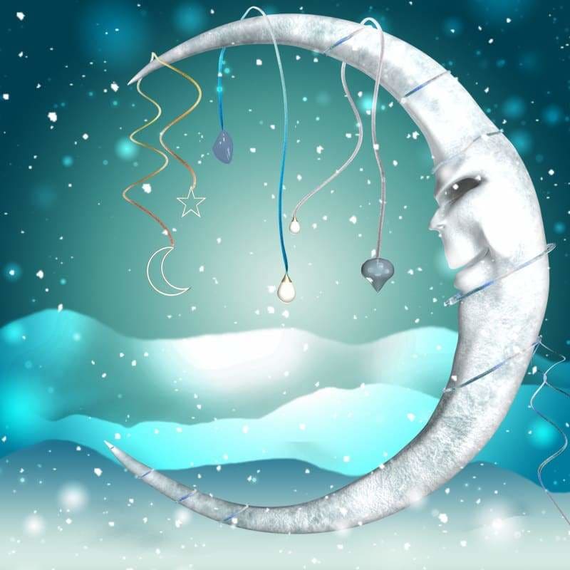 New Fantasy Moon Stars Cartoon Full Drill - 5D Diy Diamond