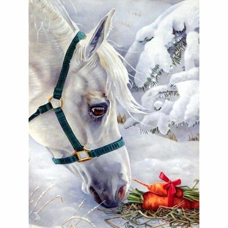 New Hot Sale Embroidery Animal Horse Full Drill - 5D Diy