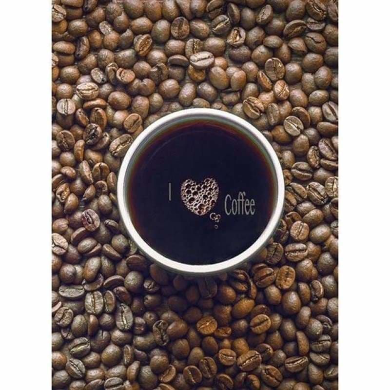 New Hot Sale Full Square Drill Coffee Cup Full Drill - 5D