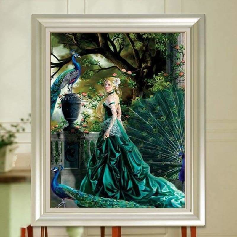 New Hot Sale Girl Picture Wall Decor Full Drill - 5D Diy