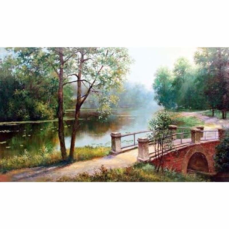 New Hot Sale Landscape Forest Bridge Full Drill - 5D Diy