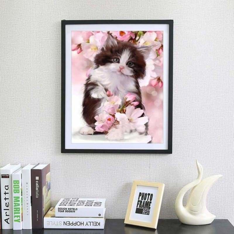 New Oil Painting Style Cat Full Drill - 5D Diy Diamond