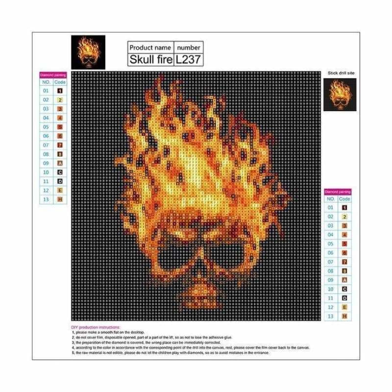 New Skull Pattern Full Drill - 5D Diy Diamond Painting Kits
