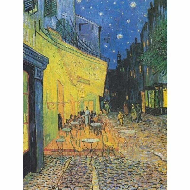 Oil Painting Style Landscape Street Full Drill - 5D Diy