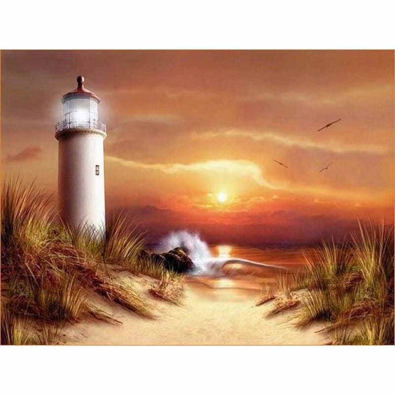 2019 Dream Lighthouse Landscape 5d Diy Diamond Painting Kits
