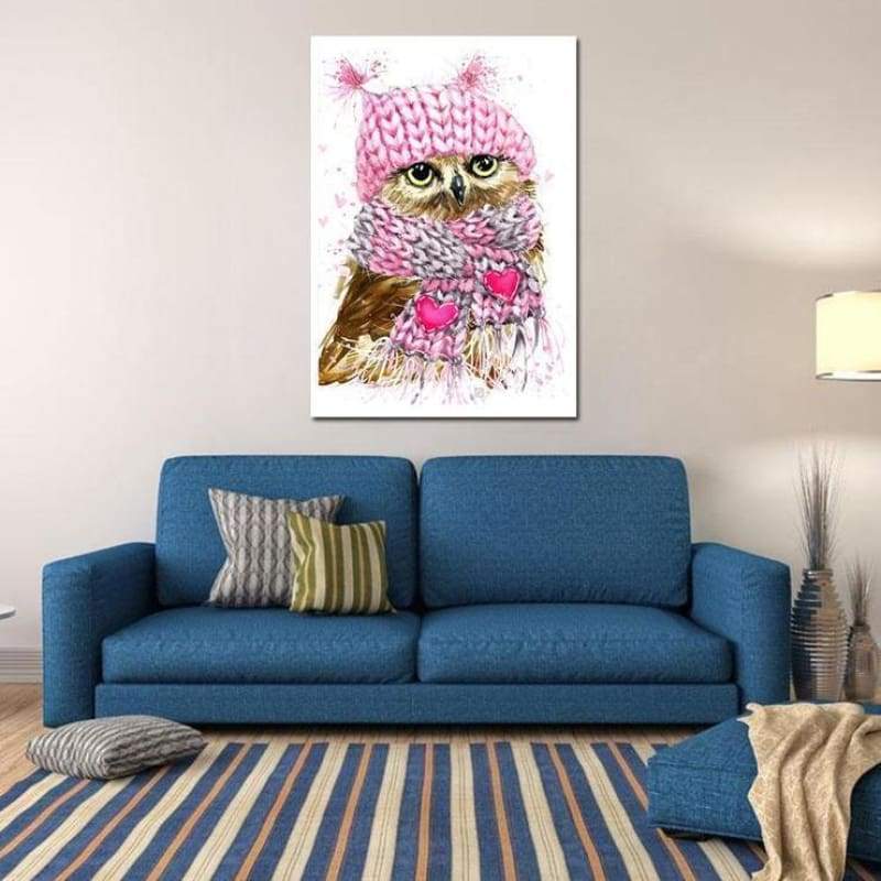 2019 Dream Rhinestones Owl Pattern 5d Diy Diamond Painting Kits VM9757