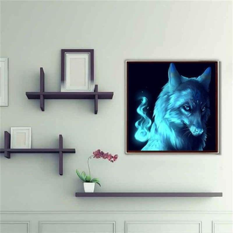 2019 Dream Square Diamond Wolf Kids Gift 5d Diy Diamond Painting Kits VM7393