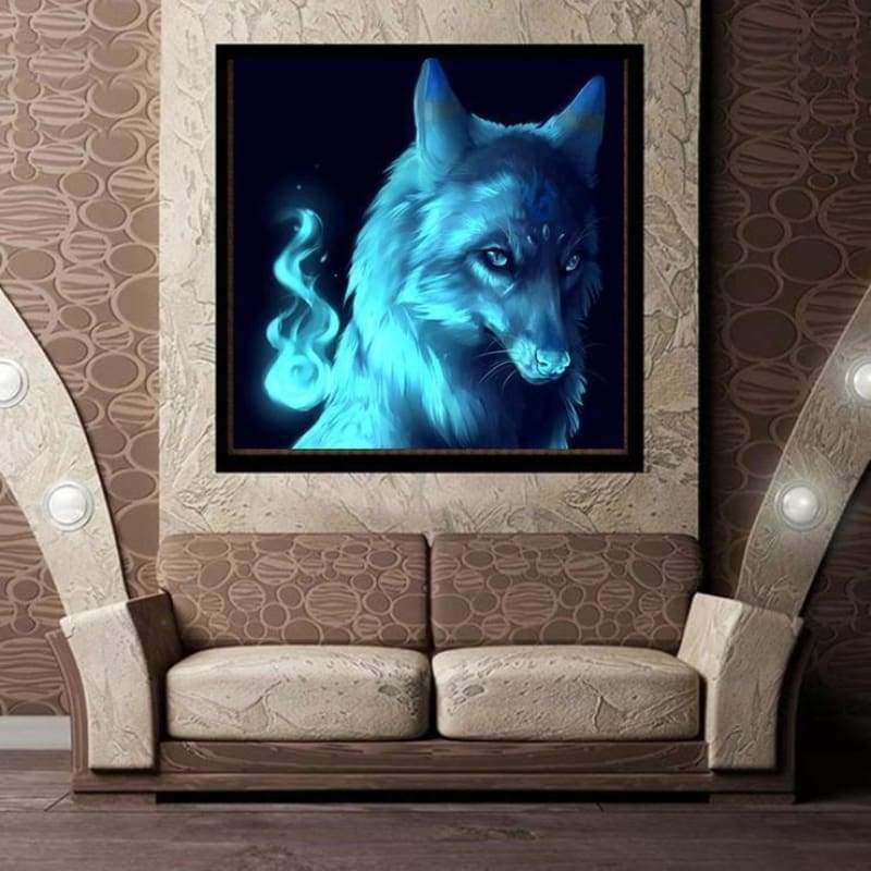 2019 Dream Square Diamond Wolf Kids Gift 5d Diy Diamond Painting Kits VM7393