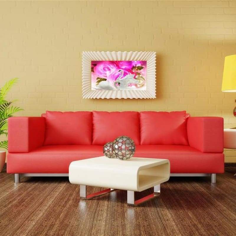 2019 Dream Swans Love Pattern Wall Decor 5d Diy Diamond Painting Kits VM9941