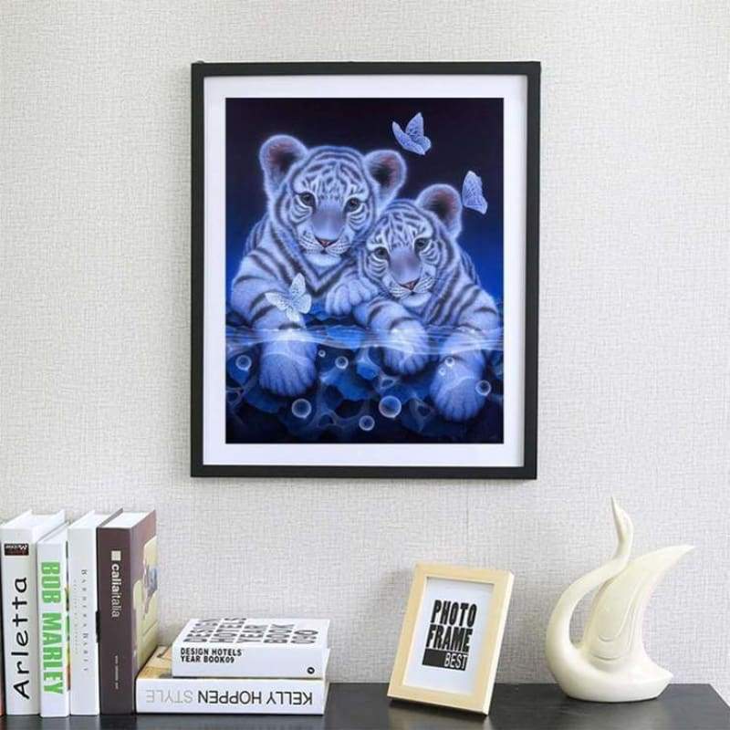2019 Dream Tiger Picture 5d Diy Cross Stitch Diamond Painting Kits QB6432