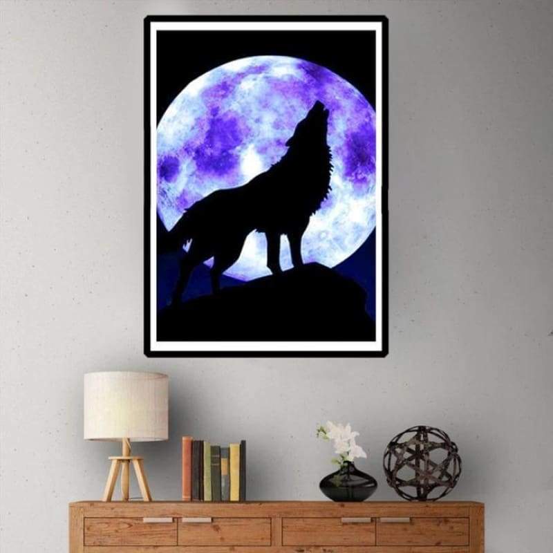 2019 Dream Wolf Picture 5d Diy Cross Stitch Diamond Painting Kits QB6634