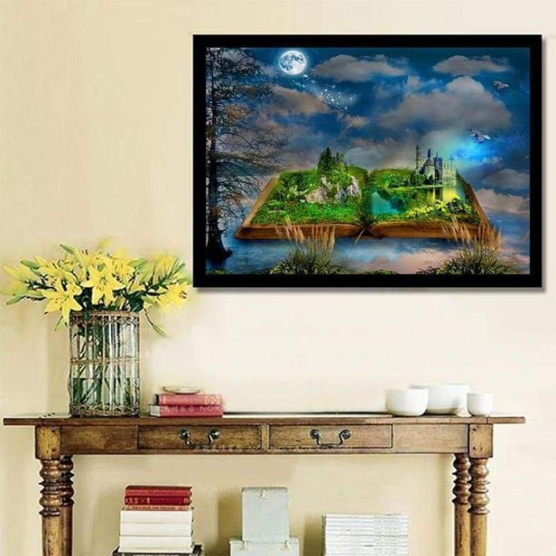 Fantasy Mystical Pattern Full Drill - 5D Diy Diamond Painting Kits QB7101 - NEEDLEWORK KITS