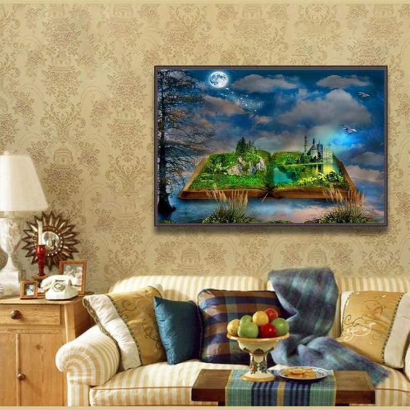 Fantasy Mystical Pattern Full Drill - 5D Diy Diamond Painting Kits QB7101 - NEEDLEWORK KITS