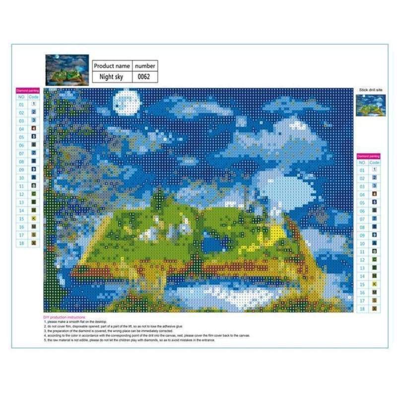 Fantasy Mystical Pattern 5d Diy Cross Stitch Diamond Painting Kits QB7101