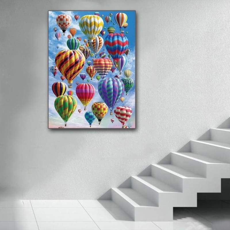 2019 Full Square Drill Hot Air Balloon 5d Diy Diamond Painting Kits NA0600