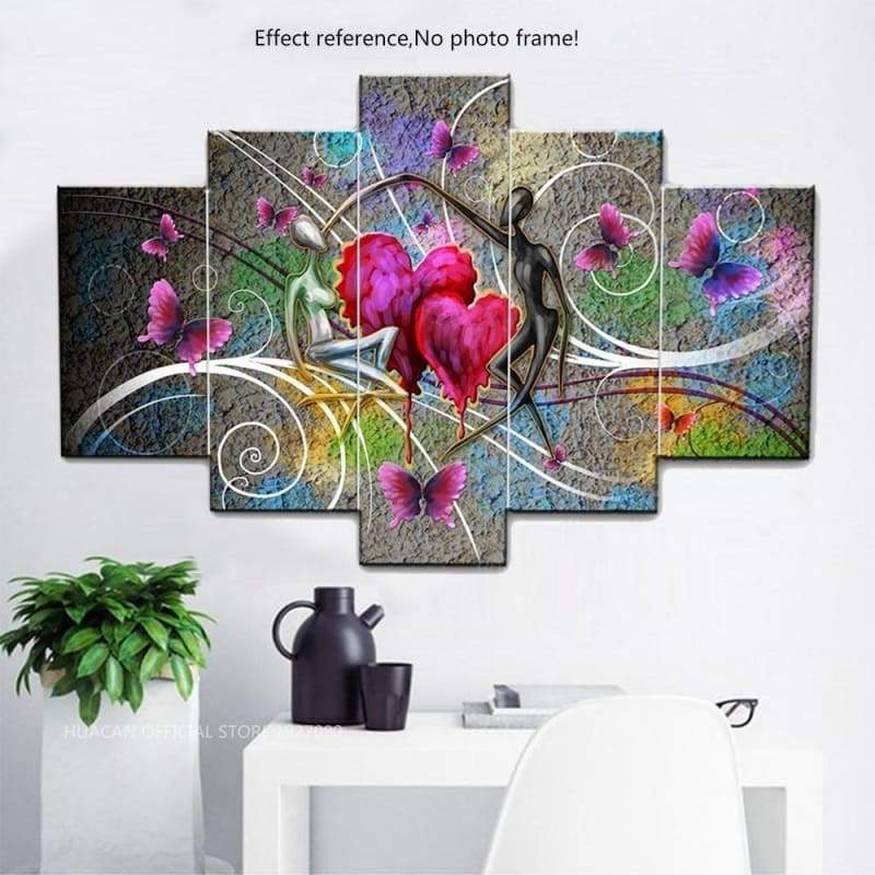 2019 Heart Pattern Lover Large Size 5d Diy Diamond Painting Kits VM9132