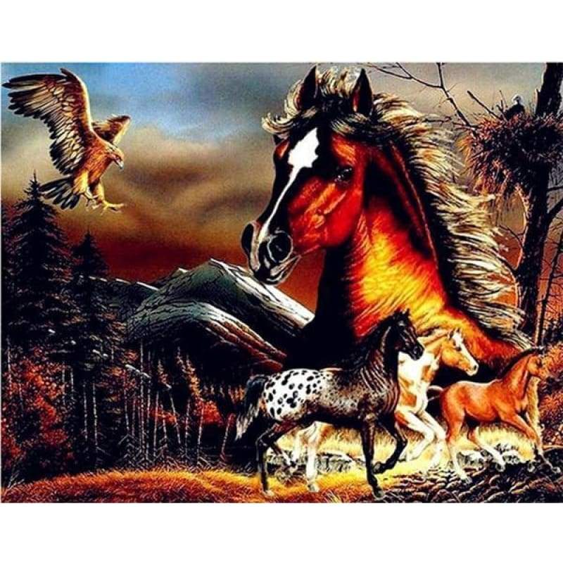 Hot Sale Horse 5d Diy Diamond Painting Kits VM20541