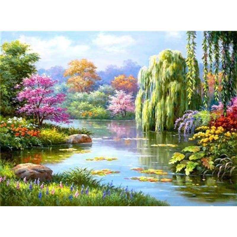 2019 Hot Sale Landscape Natural Pattern 5d Diy Diamond Painting Kits VM7215