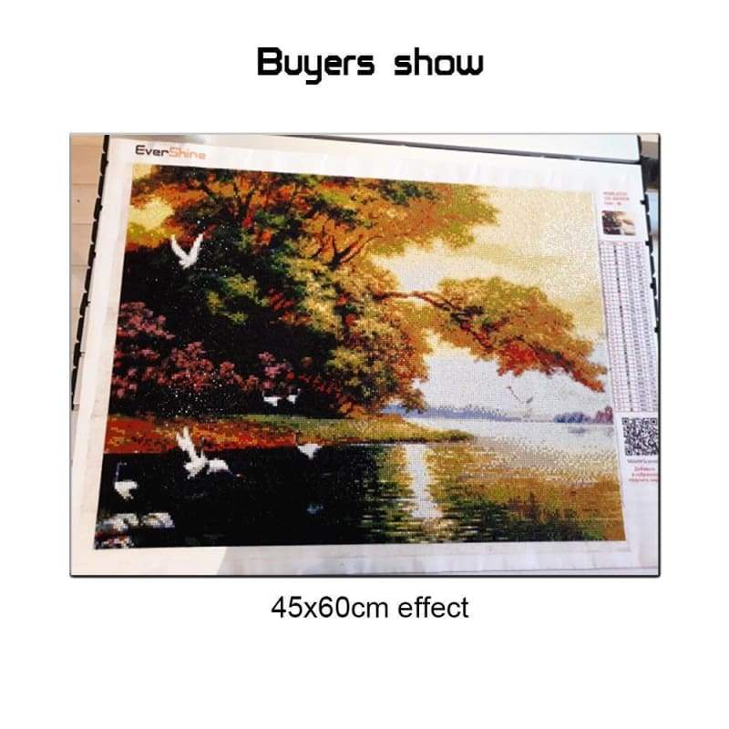 2019 Hot Sale Popular Landscape Natural 5d Diy Diamond Painting Kits VM7213