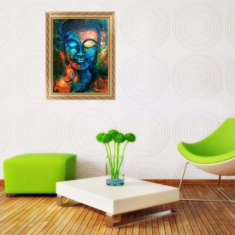 Large Size Buddha Head 5d Diy Diamond Painting Kits VM91301