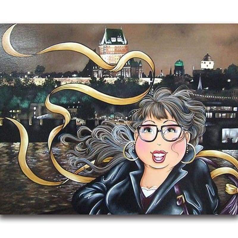 Modern Art Full Square Drill Woman 5d Diy Diamond Painting Kits VM9146