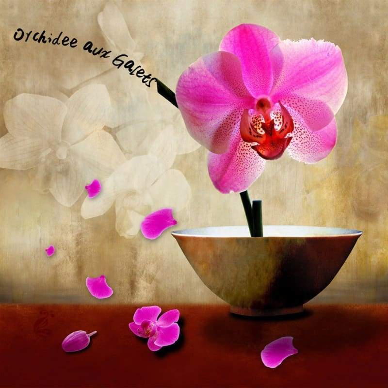 Modern Art Popular Violet Flower 5d Diy Diamond Painting Kits VM4206
