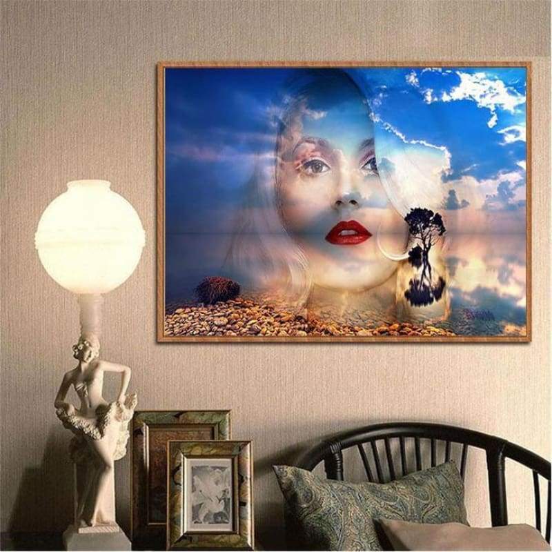 2019 Modern Art Style Portrait Diy 5d Full Diamond Painting Kits QB5914