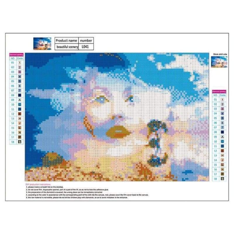 2019 Modern Art Style Portrait Diy 5d Full Diamond Painting Kits QB5914