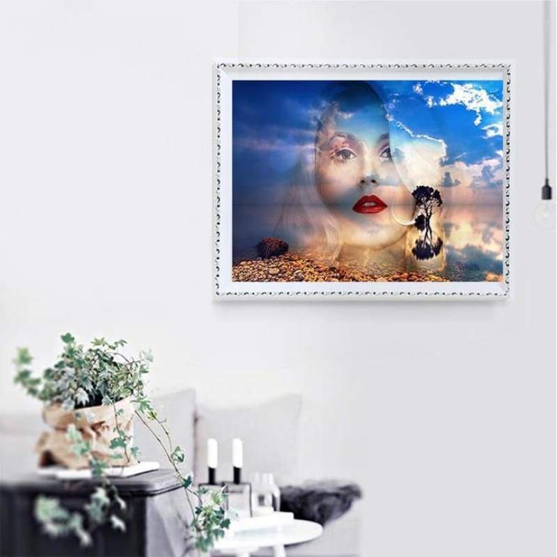 2019 Modern Art Style Portrait Diy 5d Full Diamond Painting Kits QB5914