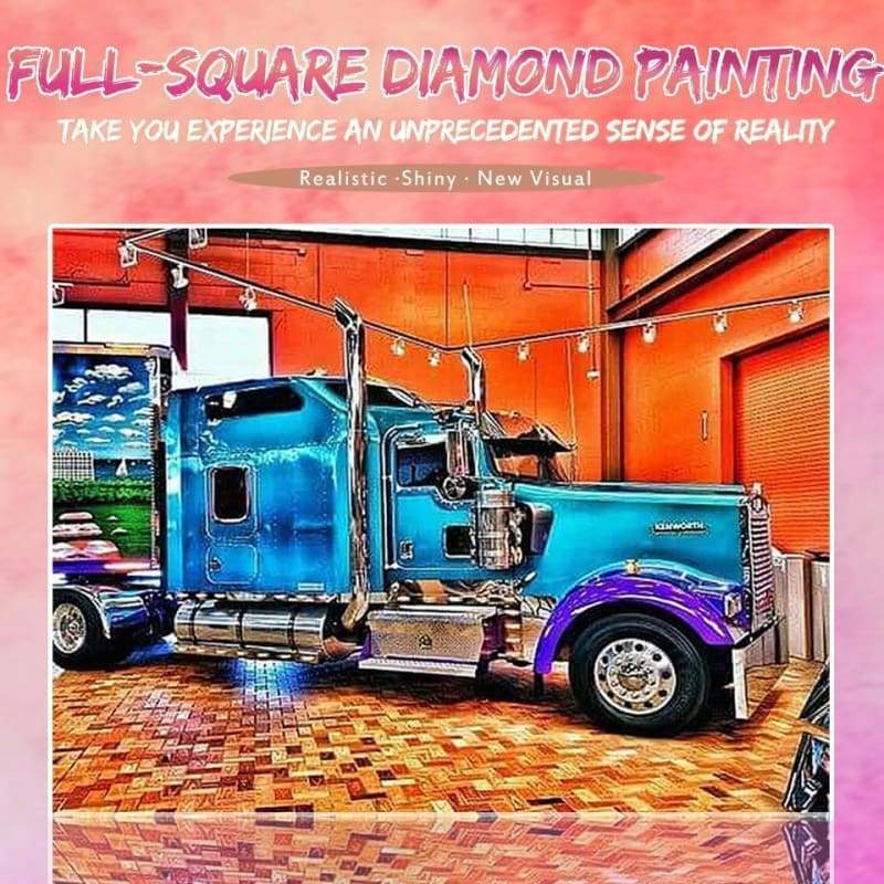 Modern Art Truck 5D DIY Embroidery Cross Stitch Diamond Painting Kits NB0028