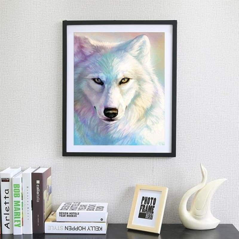 2019 New Dream Full Square Wolf 5d Resin Diamond Painting VM8602